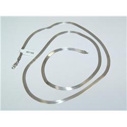 Italy Sterling Small Herringbone Necklace