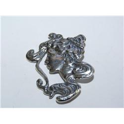 Sterling Silver Vintage Lady's Pin