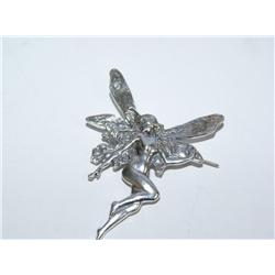 46517Sterling Silver Fairy Large Pin