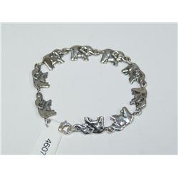 Sterling Silver Elephant Bracelet