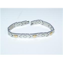 Titanium & 18K Yellow Gold Bracelet