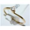 Image 2 : 14K Gold Ring w/ Diamond
