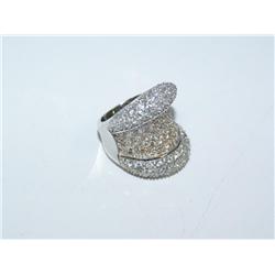 Sterling Silver CZ Fancy Ring