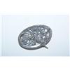 Image 1 : Sterling Silver Vintage Oval Pin