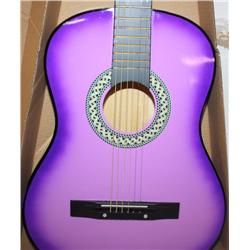 Purple Acoustic Guitar