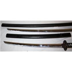Lot of 2 Samurai Swords in Cases