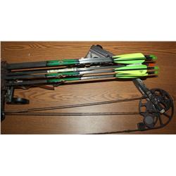Mathews Bow And Arrow With Arm Sleeve