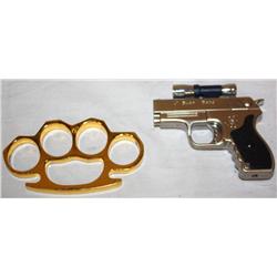 Lot of Paper Weight Knuckles & Laser