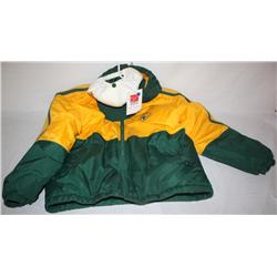 Green Bay Packers Jacket w/ Hood & Hat