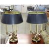 Image 2 : Set of Brass Candle Designed Lamps