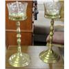 Brass Lamps with Wicks