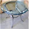 Image 1 : Thick Glass Top Table 32" Diameter