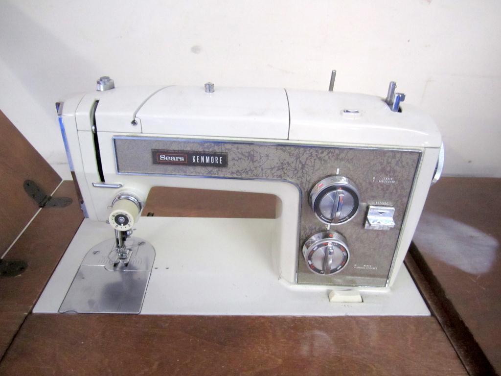 Sears Kenmore Sewing machine table. - Freedom Auctions LLC Sears Kenmore Sewing machine table. - Freedom Auctions LLC