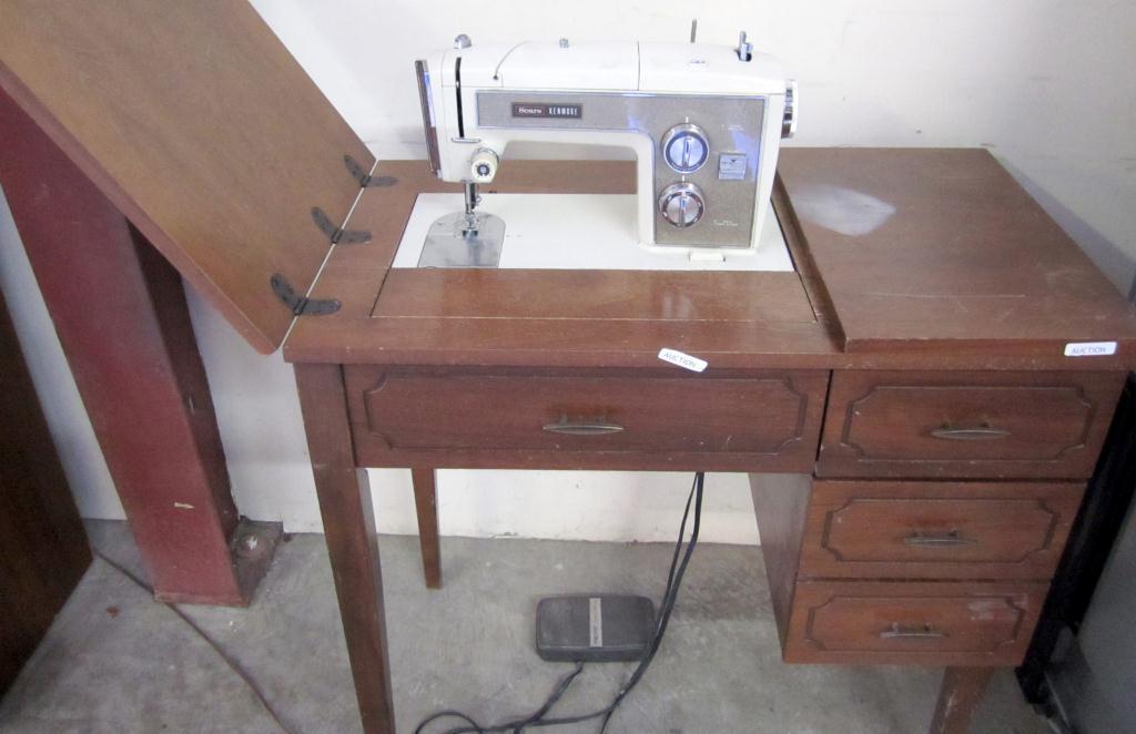 Sears Kenmore Sewing Machine & Table