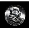 Image 1 : 1954-s Franklin Half Dollar 50c Grades Gem Uncirculated ms65