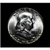 1955-p Franklin Half Dollar 50c Grades Gem Uncirculated ms65 FBL