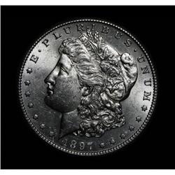 1897-s Morgan Dollar $1 Grades Choice Uncirculated ms64++  PQ