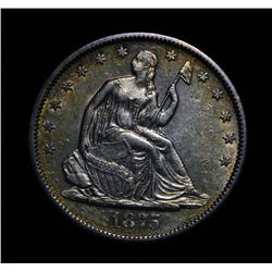 1875-s Seated Liberty Half Dollar 50c Grades ms60