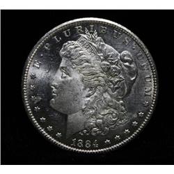 1884-cc Morgan Dollar grades Choice Uncirculated ms64 DMPL