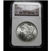 Image 1 : NGC 1880-S Morgan Dollar graded ms63