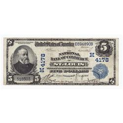 1902 $5 National Bank Note "Date Back" Grades VF25