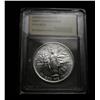 Image 1 : 1989-d Congressional Bicentennial Uncirculated Silver Dollar Commemorative Graded ms70