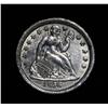 Image 1 : 1856-p Small date Seated Liberty Dime 10c Grades ms63+