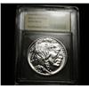 Image 1 : 2001-d American Buffalo Uncirculated Silver Dollar Commemorative Graded ms70