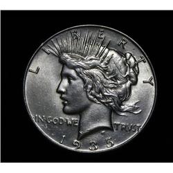1935-p Peace Dollar Grades choice uncirculated ms64+  PQ