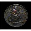 Image 1 : ***RARE  1853-p Arrows & Rays Seated Liberty Half Dollar 50c Grades ms63   RAINBOW TONED!!   RARE***