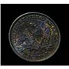 Image 4 : ***RARE  1853-p Arrows & Rays Seated Liberty Half Dollar 50c Grades ms63   RAINBOW TONED!!   RARE***