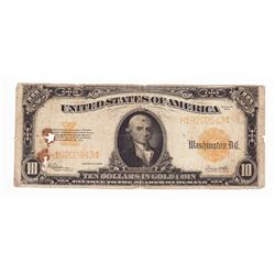 1922 $10 Large Size Gold Certificate FR-1173