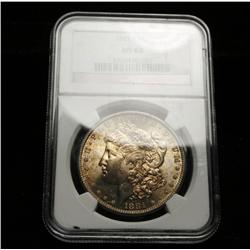 NGC 1881-s Morgan Dollar graded ms63