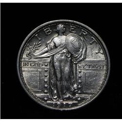 1917-p TY I Standing Liberty 25c Grades ms63 FH FULL HEAD