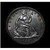 Image 2 : 1858-p Seated Liberty Half Dollar 50c Grades ms61
