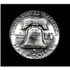 Image 2 : 1960-p Franklin Half Dollar 50c Grades ms64+ FBL