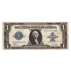 1923 $1 Large Size Silver Certificate  Grades Fine 15