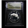 Image 1 : 1996-p Olympic High Jump Proof Commemorative Silver Dollar Graded PR70 DCAM