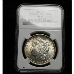 NGC 1887-p Morgan Dollar  graded ms63