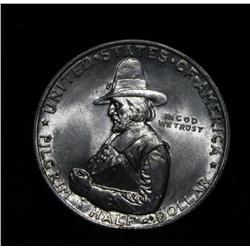 1920 Pilgrim Tercentenary Commemorative Half Dollar Grades Gem Uncirculated ms65