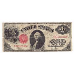 1917 $1 Large Size Legal Tender Note Grades Fine+