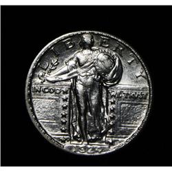 1924-d Standing Liberty 25c Grades ms64 FS
