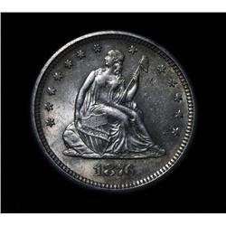 1876-s Seated Liberty Quarter 25c Grades Choice Uncirculated ms64