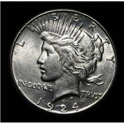 1924-s Peace Dollar grades ms62
