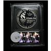 Image 2 : 1996-p Paralympics (Wheel Chair Athlete) Proof Commemorative Dollar Graded PR70 DCAM