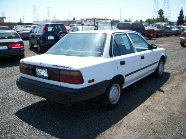 1989 Toyota Corolla Dx Sedan