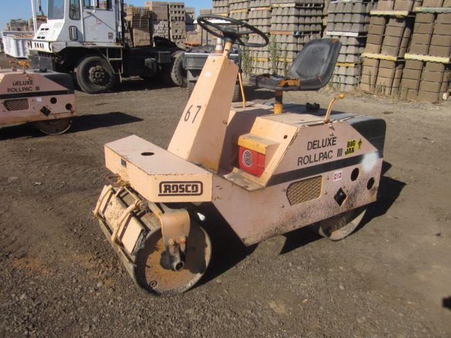 Rosco Deluxe Tandem Drum Compactor