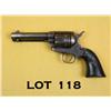 Image 2 : Colt SAA revolver, .41 cal., 4-3/4” barrel, blue  finish, checkered black hard rubber grips,  #14784