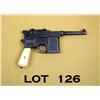 Image 1 : Customized Broomhandle Model Mauser late Post-war  Bolo Model semi-auto pistol, 7.63mm cal., 4”  bar