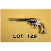 Image 2 : Colt Bisley Single Action revolver, re-barreled to  .44 Special cal., 7-1/2” barrel, re-nickeled  fi